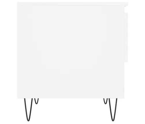 Kafijas Galdiņš, Balts, 50X46X50 Cm, Inženierijas Koks Vidaxl