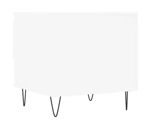 Kafijas Galdiņš, Balts, 50X46X50 Cm, Inženierijas Koks Vidaxl