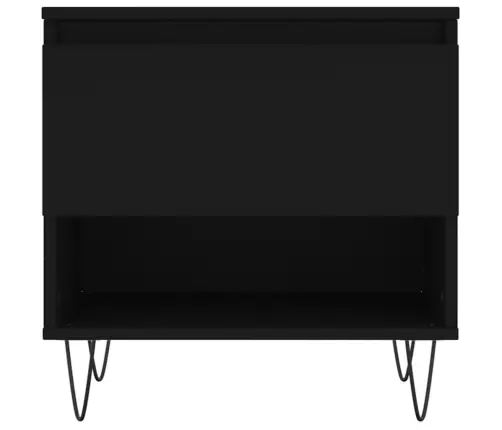 Kafijas Galdiņš, Melns, 50X46X50 Cm, Inženierijas Koks Vidaxl