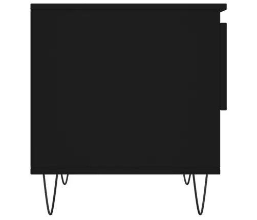 Kafijas Galdiņš, Melns, 50X46X50 Cm, Inženierijas Koks Vidaxl