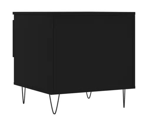 Kafijas Galdiņš, Melns, 50X46X50 Cm, Inženierijas Koks Vidaxl