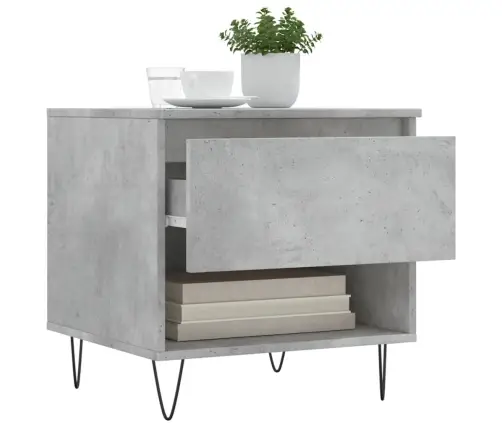 Kohvilaud, Betoonhall, 50 X 46 X 50 Cm Tehispuit
