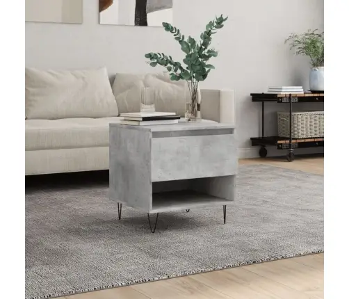 Kohvilaud, Betoonhall, 50 X 46 X 50 Cm Tehispuit
