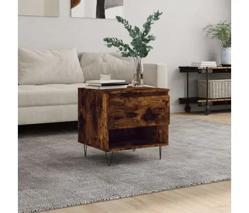 Kafijas Galdiņš, Koka Krāsa, 50X46X50 Cm, Inženierijas Koks Vidaxl