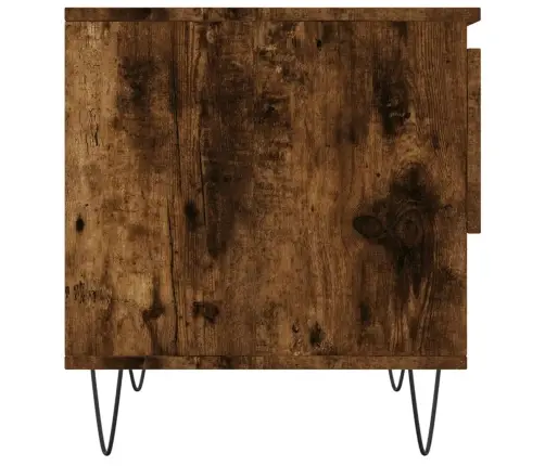 Kohvilaud, 2 Tk, Suitsutatud Tamm, 50X46X50 cm Tehispuit