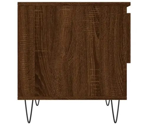 Kavos Staliukas, Rudas Ąžuolo, 50X46X50cm Apdirbta Mediena Kavos Staliukas, Rudas Ąžuolo, 50X46X50cm Apdirbta Mediena