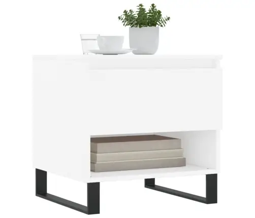Kavos Staliukas, Baltos Spalvos, 50X46X50cm Apdirbta Mediena