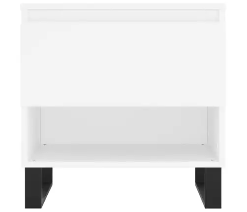 Kavos Staliukas, Baltos Spalvos, 50X46X50cm Apdirbta Mediena