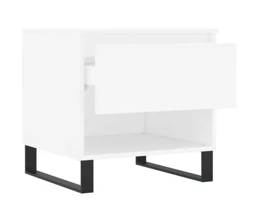 Kavos Staliukas, Baltos Spalvos, 50X46X50cm Apdirbta Mediena