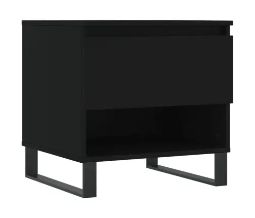Kafijas Galdiņi, 2 Gab., Melni, 50X46X50 Cm, Inženierijas Koks Vidaxl