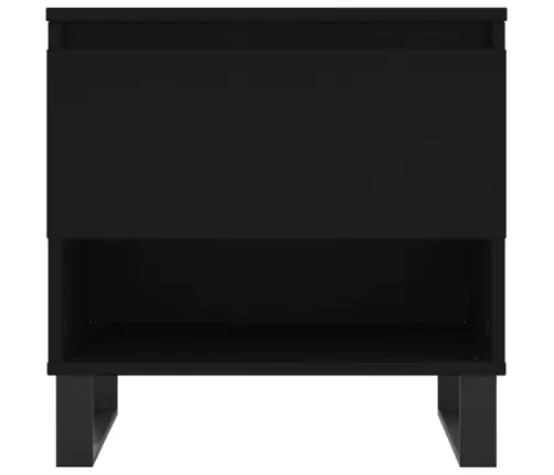 Kafijas Galdiņi, 2 Gab., Melni, 50X46X50 Cm, Inženierijas Koks Vidaxl