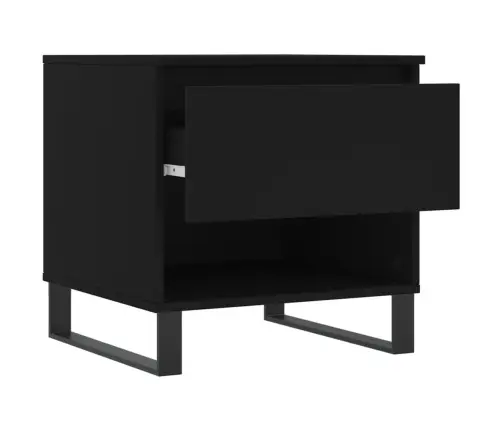 Kafijas Galdiņi, 2 Gab., Melni, 50X46X50 Cm, Inženierijas Koks Vidaxl