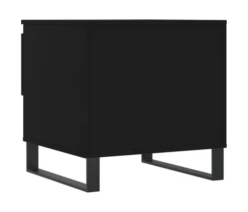 Kafijas Galdiņi, 2 Gab., Melni, 50X46X50 Cm, Inženierijas Koks Vidaxl