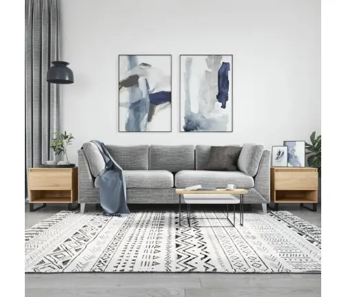 Kafijas Galdiņi, 2 Gab., Ozola, 50X46X50 Cm Vidaxl