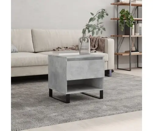 Kohvilaud, Betoonhall, 50 X 46 X 50 Cm Tehispuit