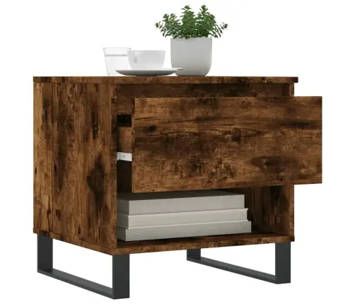Kohvilaud, 2 Tk, Suitsutatud Tamm, 50X46X50 cm Tehispuit