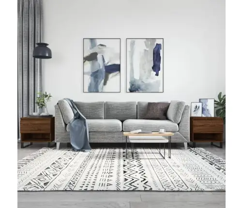 Kavos Staliukai, 2Vnt., Rudi Ąžuolo, 50X46X50cm Mediena