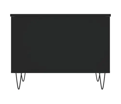 Kafijas Galdiņš, Melns, 60X44,5X45 Cm, Inženierijas Koks Vidaxl