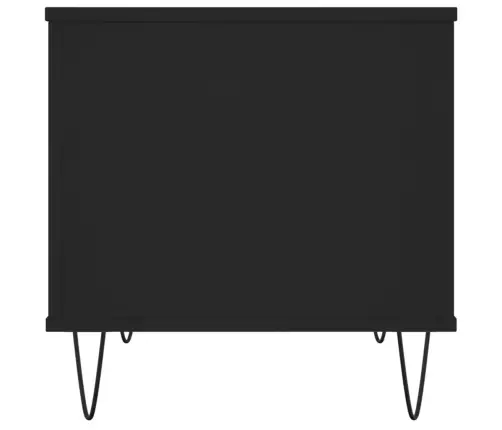 Kafijas Galdiņš, Melns, 60X44,5X45 Cm, Inženierijas Koks Vidaxl