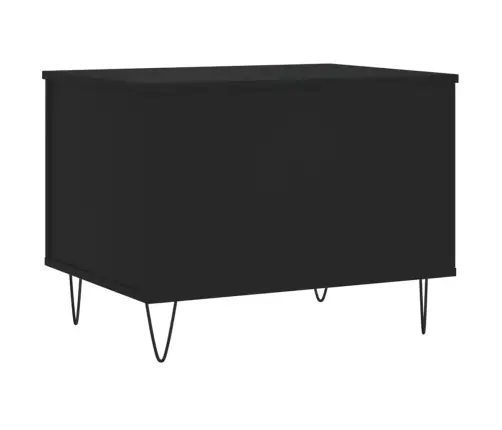 Kafijas Galdiņš, Melns, 60X44,5X45 Cm, Inženierijas Koks Vidaxl