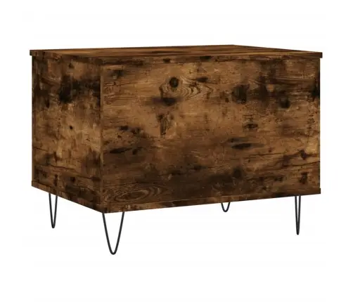 Kafijas Galdiņš, Kvēpināta Ozolkoka, 60X44,5X45 Cm Vidaxl Kafijas Galdiņš, Kvēpināta Ozolkoka, 60X44,5X45 Cm Vidaxl