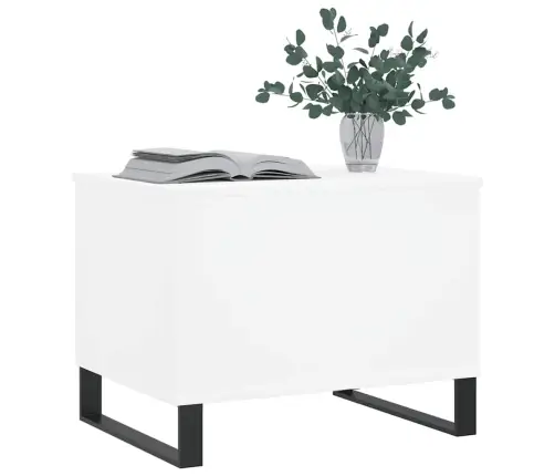 Kafijas Galdiņš, Balts, 60X44,5X45 Cm, Inženierijas Koks Vidaxl