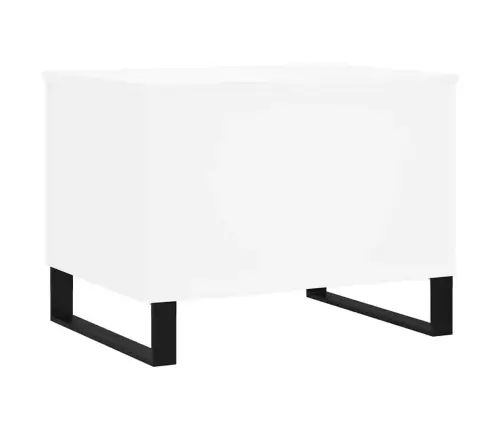 Kafijas Galdiņš, Balts, 60X44,5X45 Cm, Inženierijas Koks Vidaxl