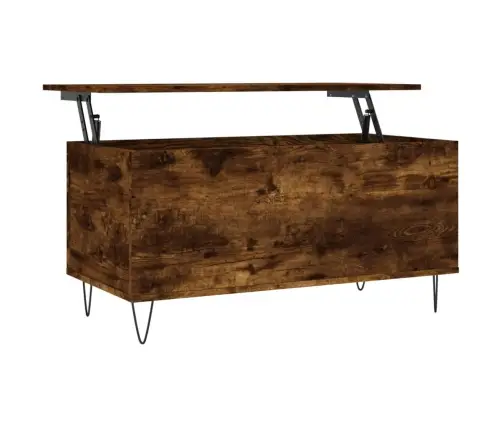 Kafijas Galdiņš, Kvēpināta Ozolkoka, 90X44,5X45 Cm Vidaxl