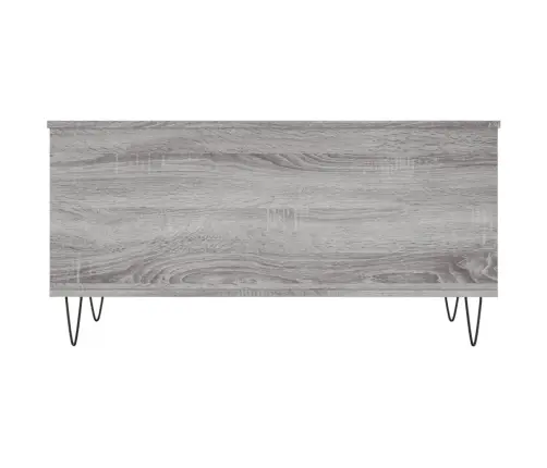 Kafijas Galdiņš, Pelēcīgs, 90X44,5X45 Cm, Inženierijas Koks Vidaxl