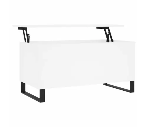 Kohvilaud, Valge, 90 X 44,5 X 45 cm Tehispuit