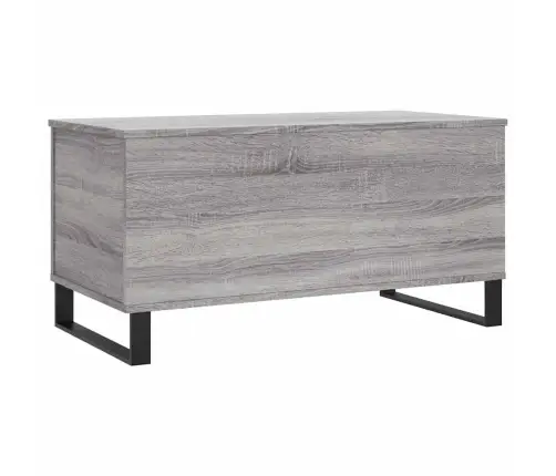 Kafijas Galdiņš, Pelēcīgs, 90X44,5X45 Cm, Inženierijas Koks Vidaxl