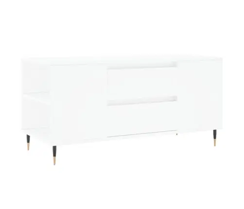 Kohvilaud, Valge, 102 X 44,5 X 50 cm Tehispuit