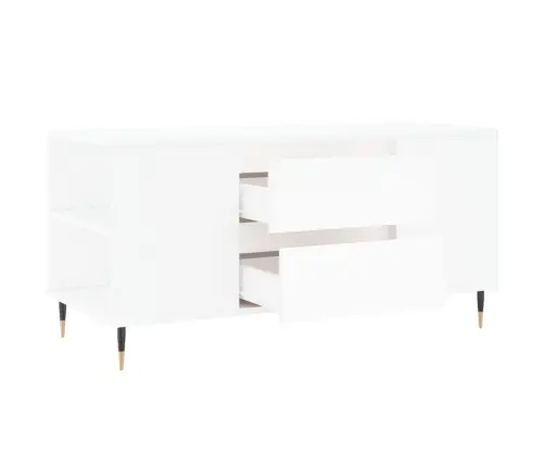 Kohvilaud, Valge, 102 X 44,5 X 50 cm Tehispuit