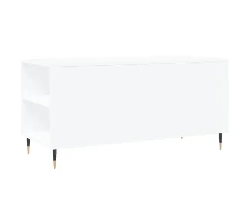 Kohvilaud, Valge, 102 X 44,5 X 50 cm Tehispuit