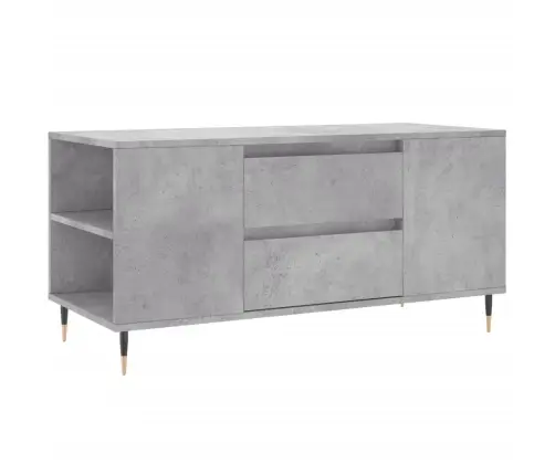 Kafijas Galdiņš, Betonpelēks, 102X44,5X50 Cm, Inženierijas Koks Vidaxl