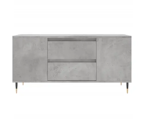 Kafijas Galdiņš, Betonpelēks, 102X44,5X50 Cm, Inženierijas Koks Vidaxl