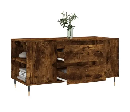 Kohvilaud, Suitsutatud Tamm, 102X44,5X50 cm Tehispuit