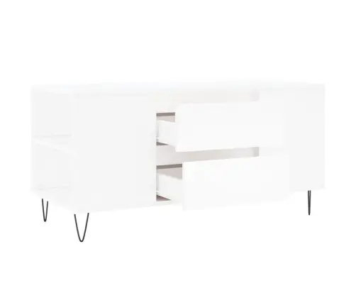 Kavos Staliukas, Baltas, 102X44,5X50cm Apdirbta Mediena