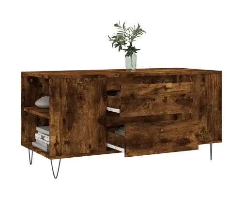 Kohvilaud, Suitsutatud Tamm, 102X44,5X50 cm Tehispuit