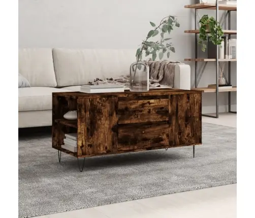 Kohvilaud, Suitsutatud Tamm, 102X44,5X50 cm Tehispuit