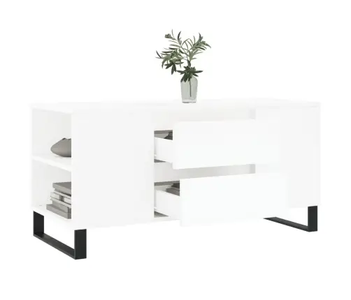 Kohvilaud, Valge, 102 X 44,5 X 50 cm Tehispuit