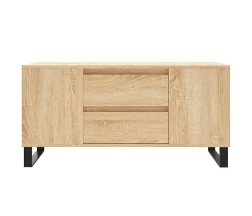 Kafijas Galdiņš, Ozola Krāsa, 102X44,5X50 Cm, Inženierijas Koks Vidaxl