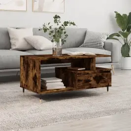 Kafijas Galdiņš, Ozolkoka Krāsa, 90X49X45 Cm, Inženierijas Koks Vidaxl