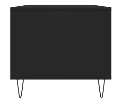 Kafijas Galdiņš, Melns, 90X49X45 Cm, Inženierijas Koks Vidaxl