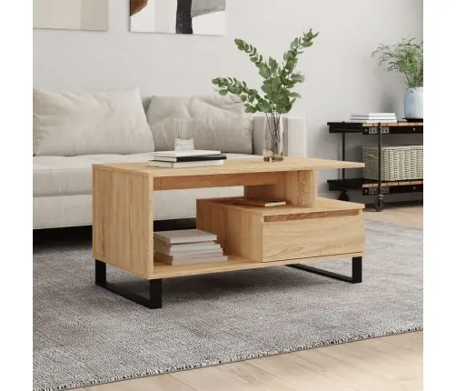 Kavos Staliukas, Ąžuolo Spalvos, 90X49X45cm Apdirbta Mediena