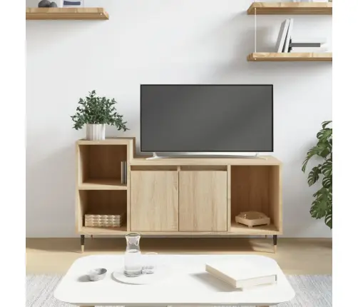 Televizoriaus Spintelė, Ąžuolo, 100X35X55cm Apdirbta Mediena