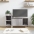 Tv Skapītis, Pelēcīgs, 100X35X55 Cm, Inženierijas Koks Vidaxl