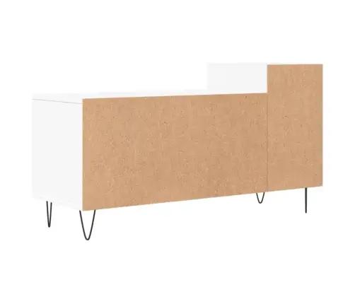 Tv Skapītis, Balts, 100X35X55 Cm, Inženierijas Koks Vidaxl