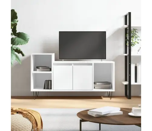 Tv Skapītis, Balts, 100X35X55 Cm, Inženierijas Koks Vidaxl