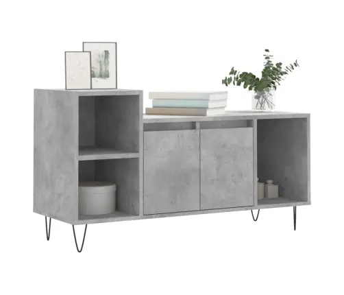 Telerikapp, Betoonhall, 100 X 35 X 55 cm Tehispuit